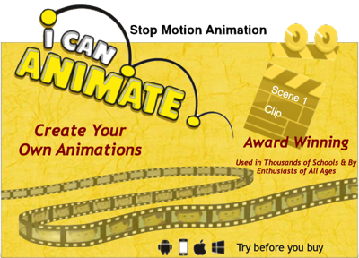 I Can Animate Stop Motion animation